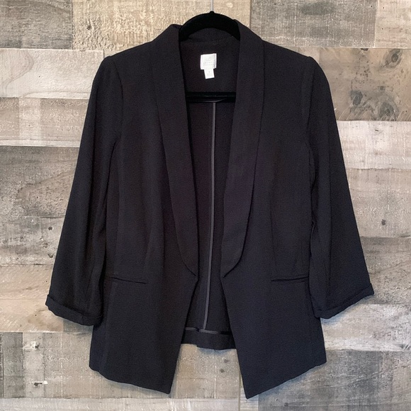 LC Lauren Conrad Black Open Blazer - Picture 7 of 16